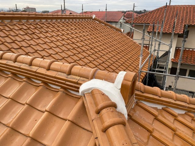 明石市の漆喰塗り直し